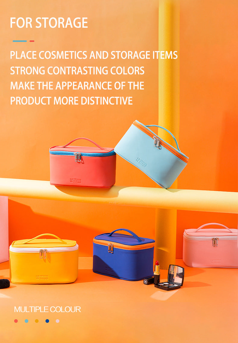 Louis Vuitton Limited Cyan Damier Couleur Modul Cosmetic Bag Toiletry –  Bagriculture